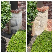 Bringing-Mildew-Covered-Stone-Back-To-Life-Through-House-Washing-In-Lucas-Tx 0